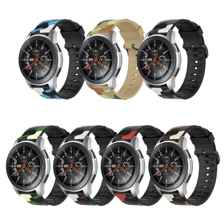 Samsung Galaxy Watch 3 (45mm) / Samsung Galaxy Watch (46mm) Silikone Rem - Sølv#serie_1
