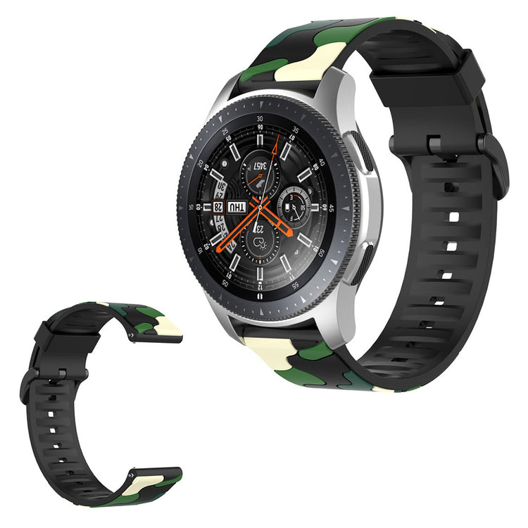 Samsung Galaxy Watch 3 (45mm) / Samsung Galaxy Watch (46mm) Silikone Rem - Grøn#serie_2