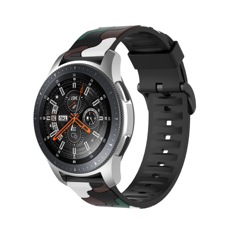 Samsung Galaxy Watch 3 (45mm) / Samsung Galaxy Watch (46mm) Silikone Rem - Hvid#serie_3