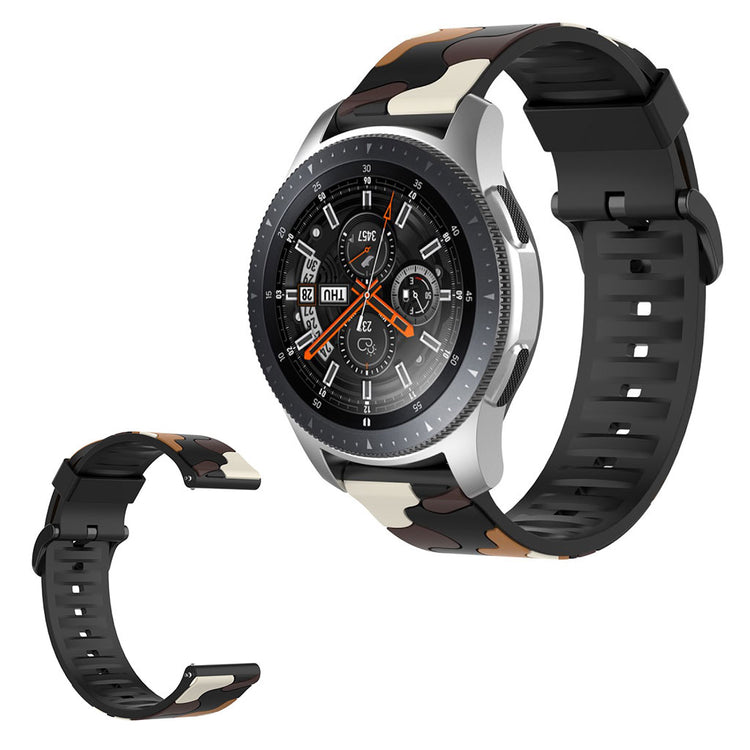 Samsung Galaxy Watch 3 (45mm) / Samsung Galaxy Watch (46mm) Silikone Rem - Brun#serie_5