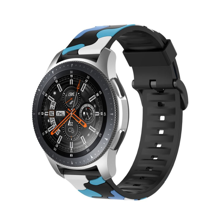 Samsung Galaxy Watch 3 (45mm) / Samsung Galaxy Watch (46mm) Silikone Rem - Blå#serie_6