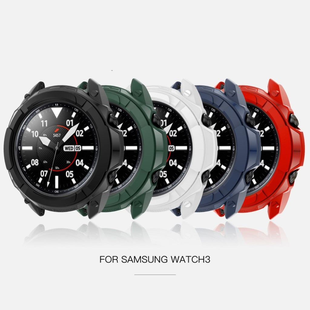 Samsung Galaxy Watch 3 (41mm) Silikone Bumper - Rød#serie_4