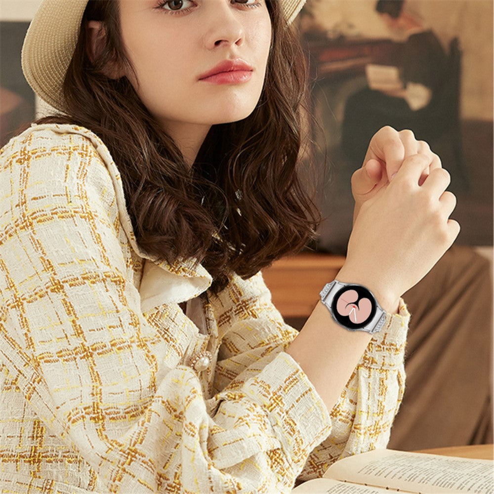 Fremragende Universal Samsung Metal og Rhinsten Rem - Sølv#serie_103