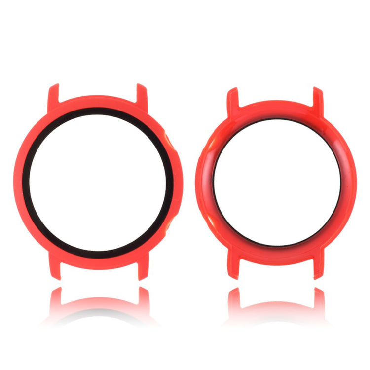 Huawei Watch GT 2 42mm durable frame with tempered glass cover - Red - Rød#serie_1