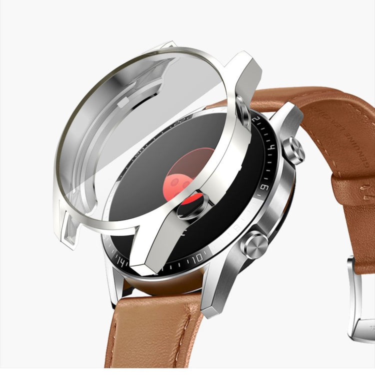 Mega Fed Huawei Watch GT 2 46mm Silikone Cover - Sølv#serie_3