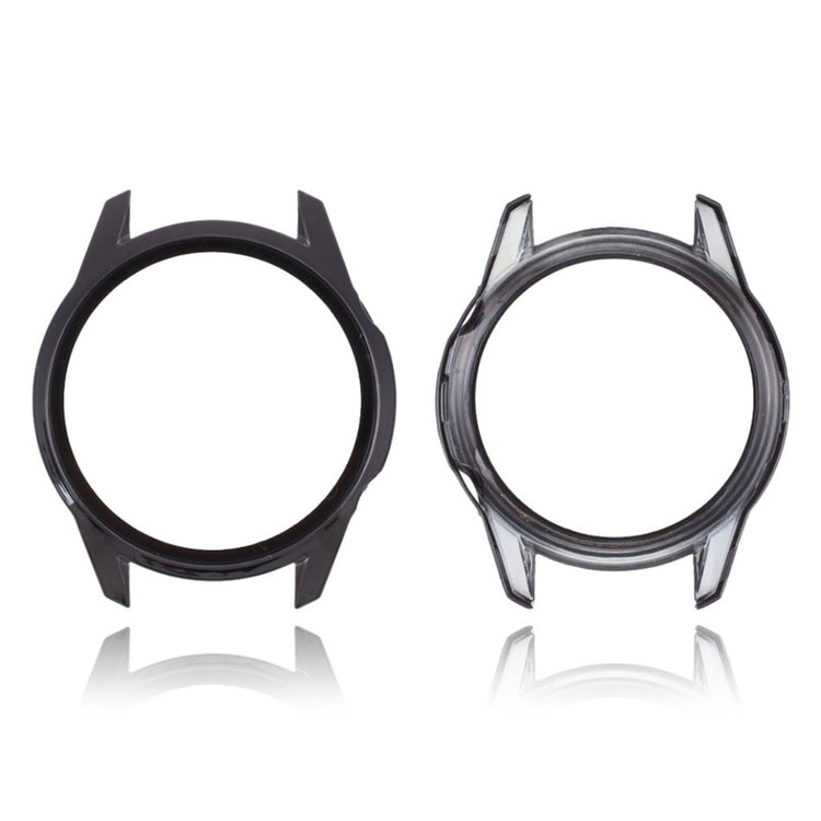 Mega Godt Huawei Watch GT 2 46mm Cover med Skærmbeskytter i Silikone og Hærdet Glas - Sort#serie_6