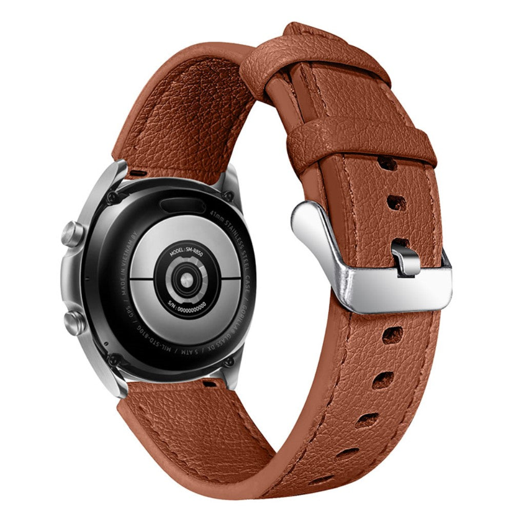 Huawei Watch GT 2e / Huawei Watch GT 2 46mm Ægte læder Rem - Brun#serie_1
