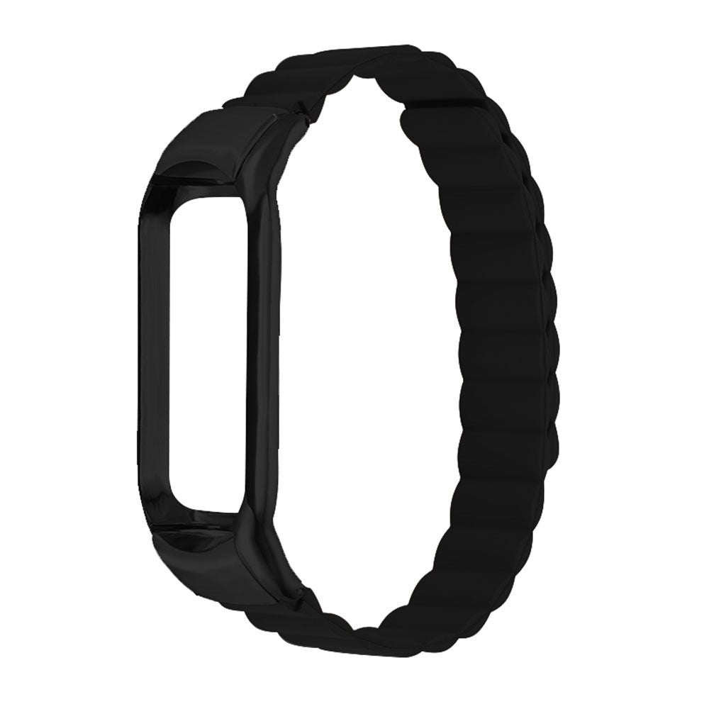 Kønt Xiaomi Mi Smart Band 4 / Xiaomi Mi Band 3 Silikone Rem - Sort#serie_1