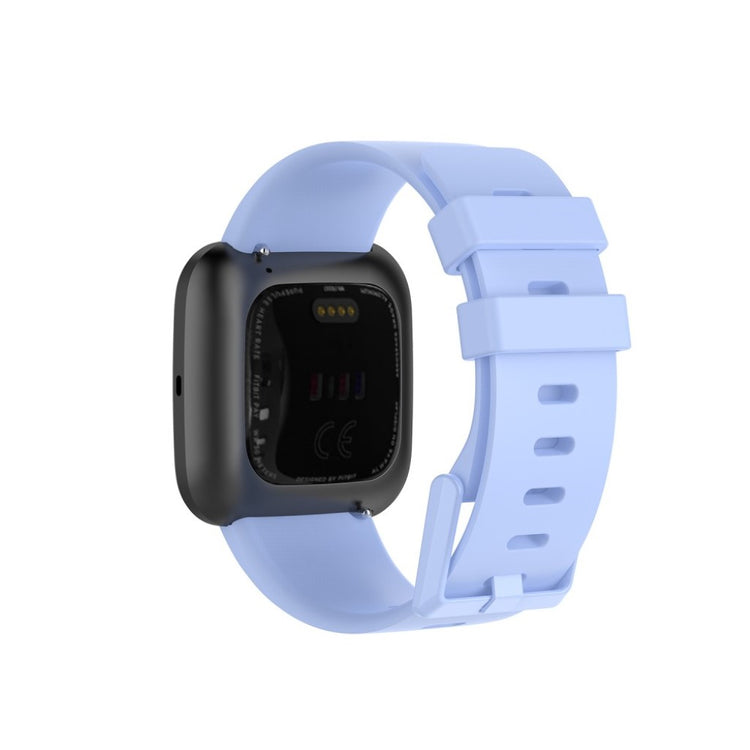 Stilfuld Fitbit Versa 2 / Fitbit Versa Lite Silikone Rem - Størrelse: L - Blå#serie_10