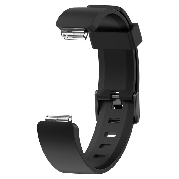 Fortrinligt Fitbit Inspire Silikone Rem - Sort#serie_1