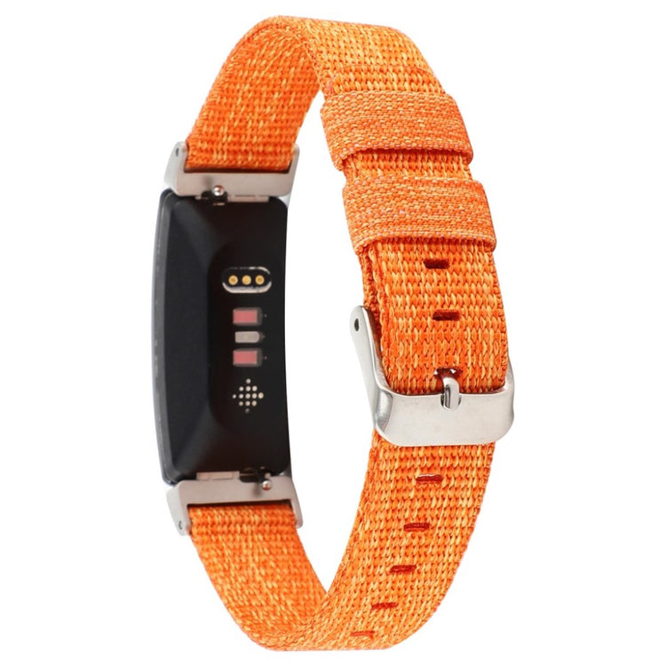 Super fantastisk Fitbit Inspire Nylon Rem - Orange#serie_5