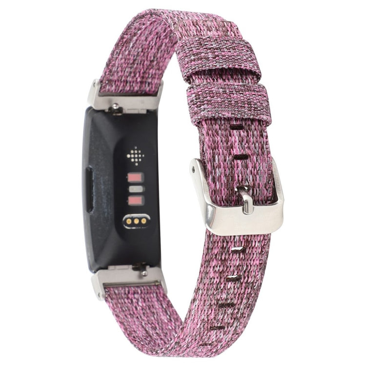 Super fantastisk Fitbit Inspire Nylon Rem - Lilla#serie_8