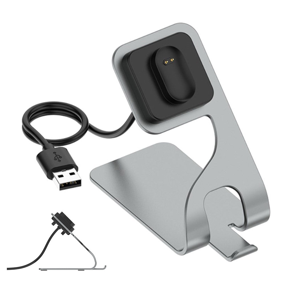 Metal Fitbit Ace 2 Ladestation - Sølv#serie_2