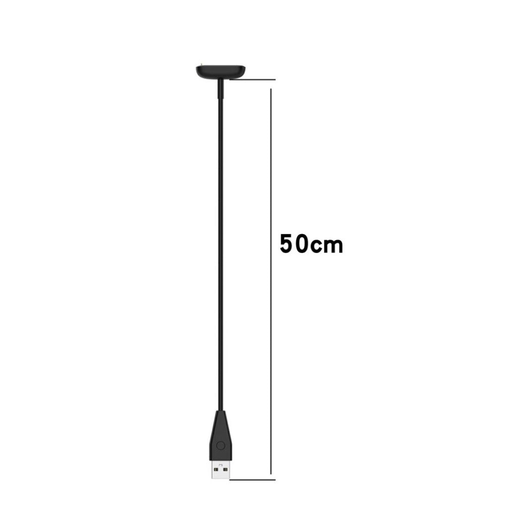 0.5m Fitbit Luxe Magnetisk USB Opladningskabel - Sort#serie_028
