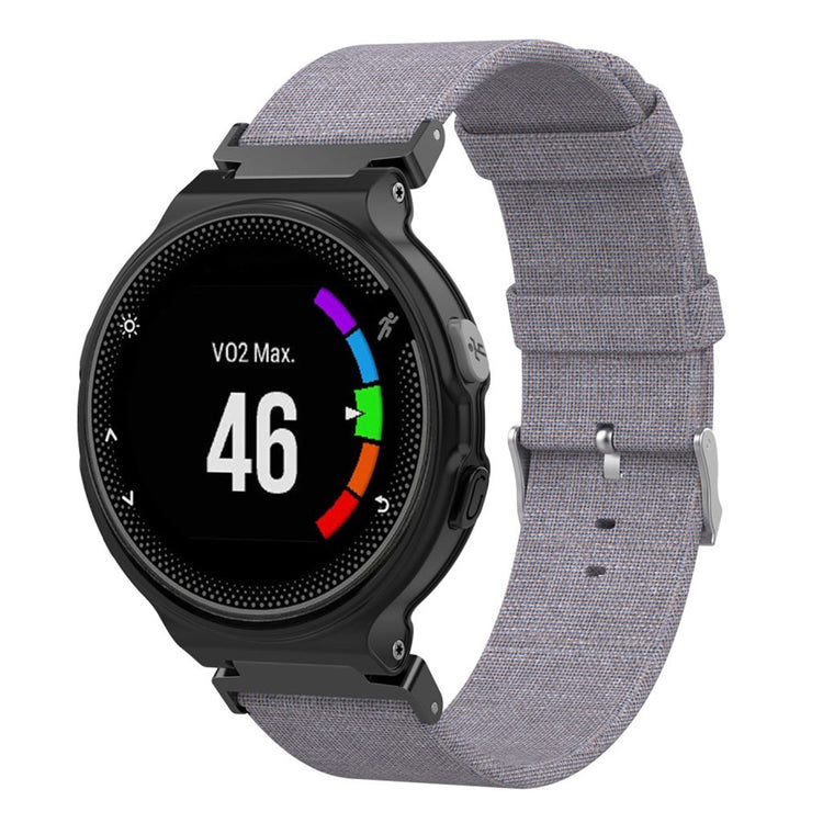 Vildt sejt Universal Garmin Nylon Rem - Sølv#serie_4