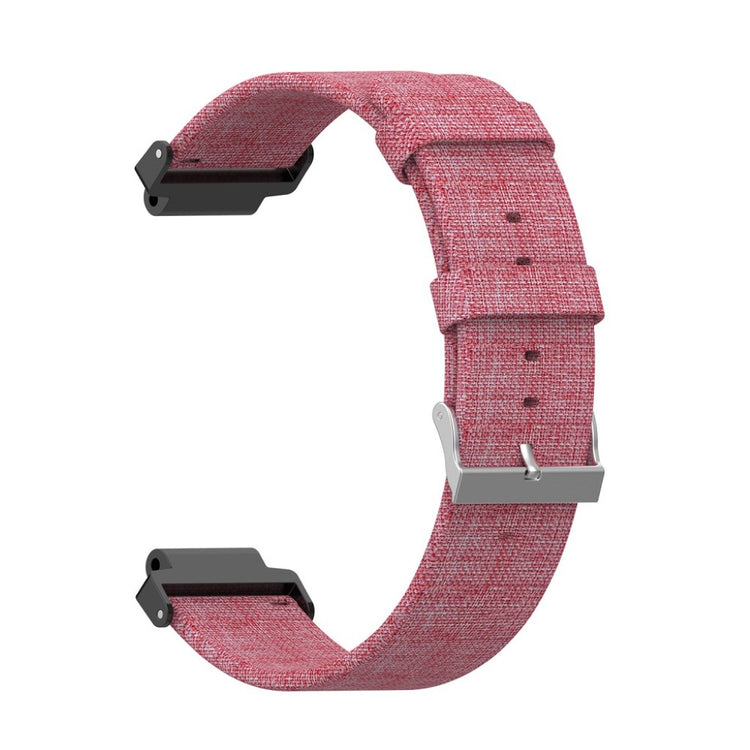 Vildt sejt Universal Garmin Nylon Rem - Pink#serie_7