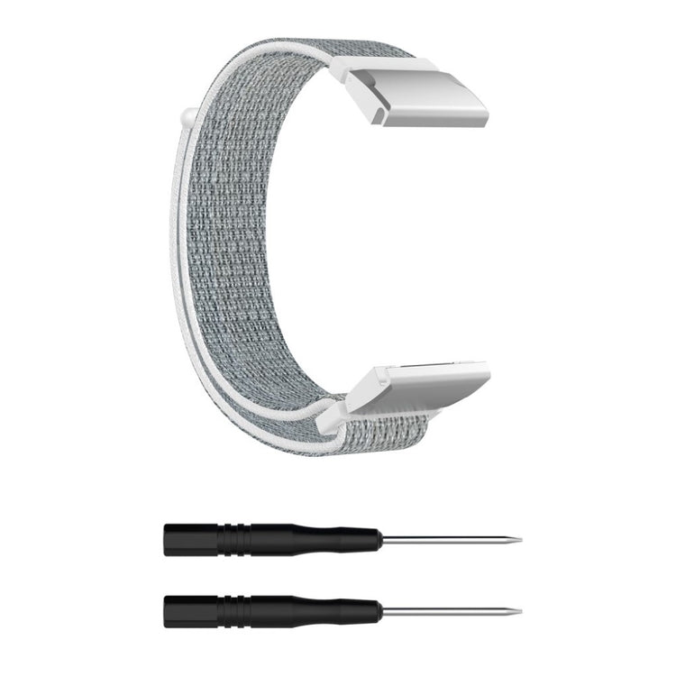 Nydelig Universal Garmin Nylon Rem - Sølv#serie_2