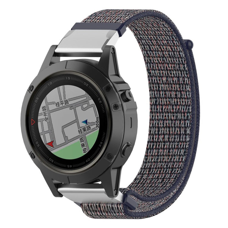 Nydelig Universal Garmin Nylon Rem - Blå#serie_9