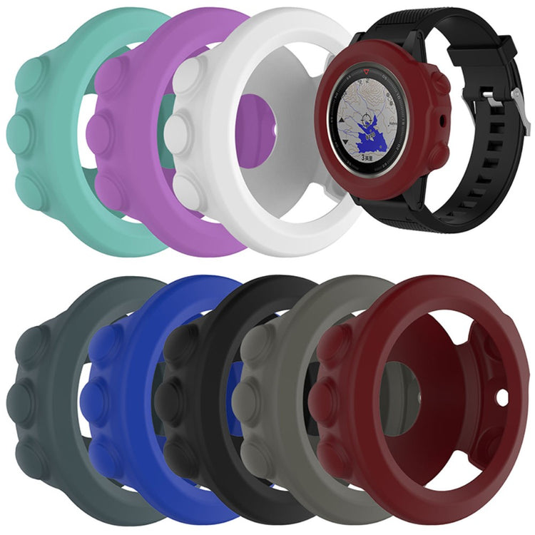 Garmin Fenix 5X / Garmin Fenix 5X Plus  Silikone Bumper  - Blå#serie_5