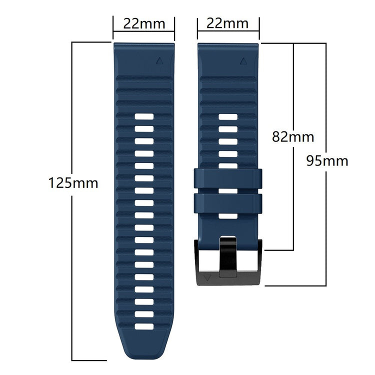 Vildt fed Universal Silikone Rem - Blå#serie_4