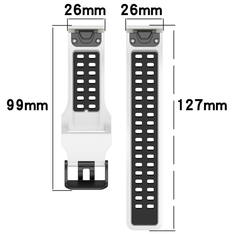 Solid Universal Silikone Rem - Blå#serie_7