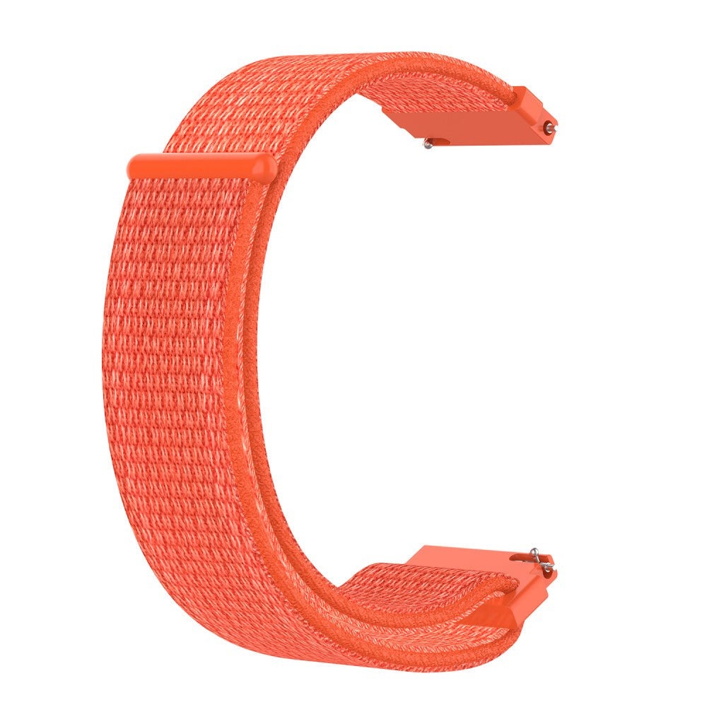 Helt Vildt Skøn Nylon Universal Rem passer til Smartwatch - Orange#serie_1