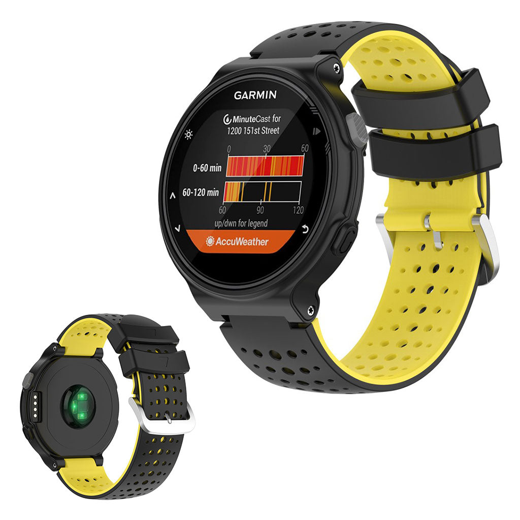 Solid Universal Garmin Silikone Rem - Gul#serie_4