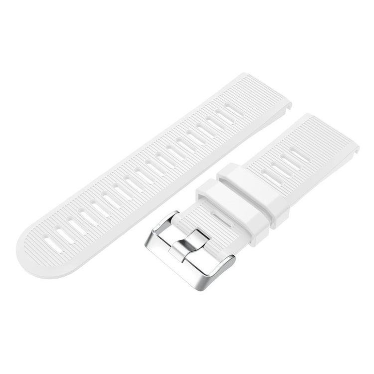 Tidsløst Garmin Fenix 5X Plus Silikone Rem - Hvid#serie_1