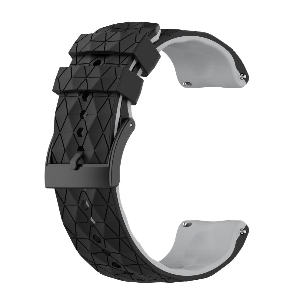 Super flot Universal Suunto Silikone Rem - Sort#serie_1