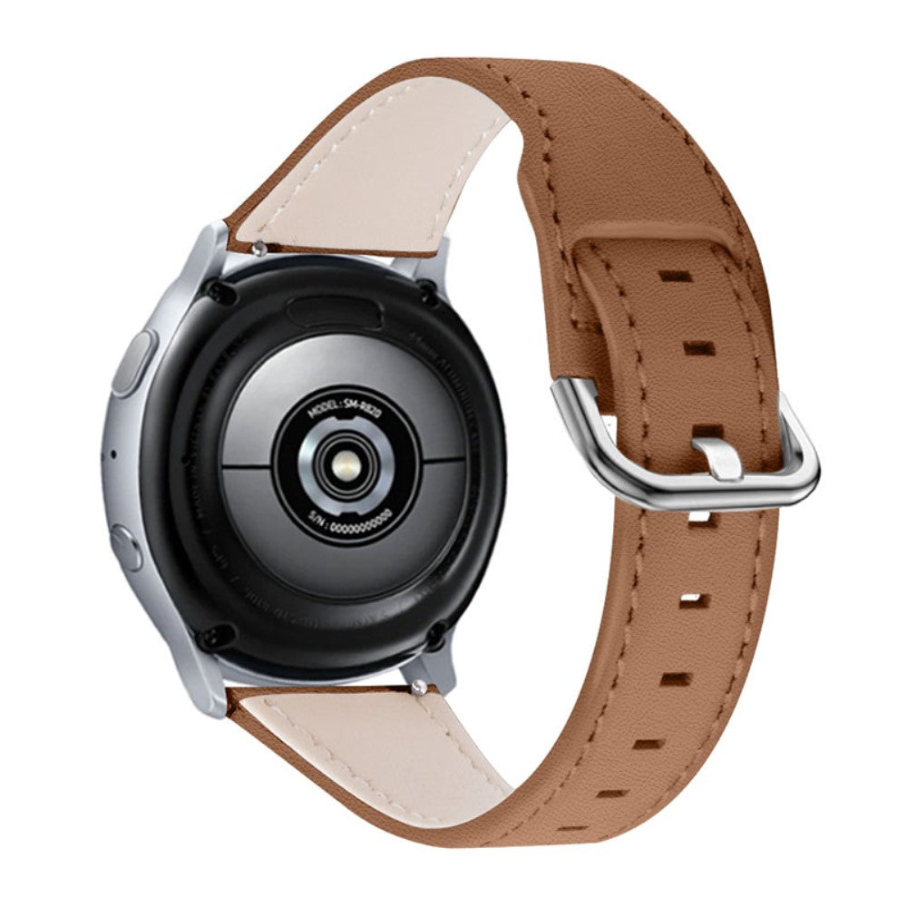 Fossil Gen 5 Garrett HR / Fossil Gen 5 Carlyle HR Ægte læder Rem - Brun#serie_1