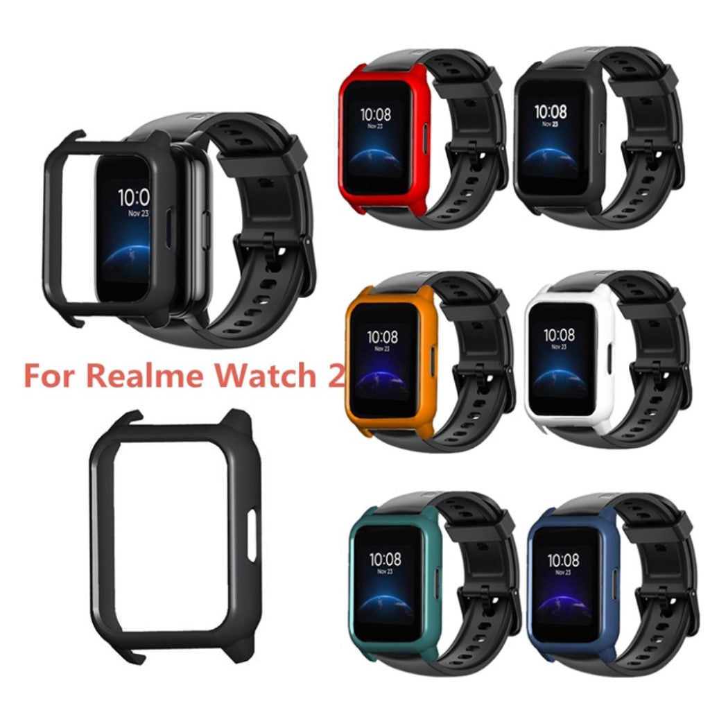 Realme Watch 2 Enkel Plastik Bumper - Grøn#serie_6