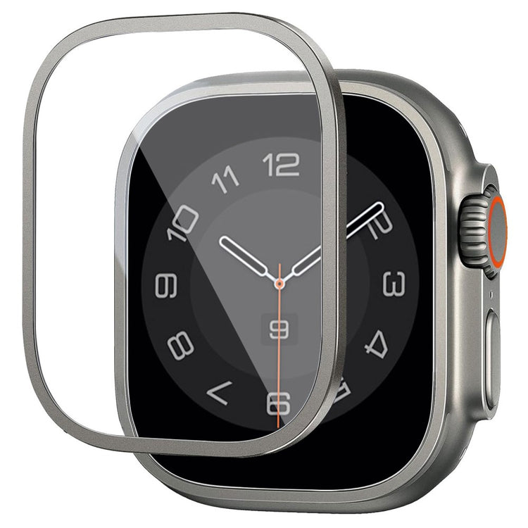 WIWU JD-106 Apple Watch Ultra 49mm Tempered Glass Screen Protector Smart Watch Screen Film - Silver#serie_1