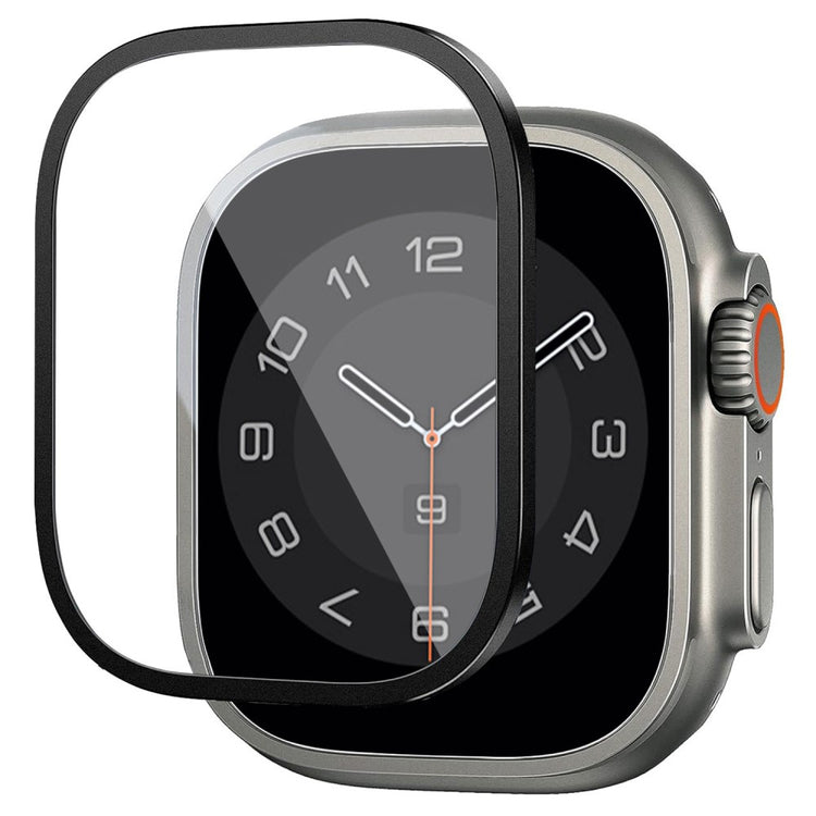 WIWU JD-106 Apple Watch Ultra 49mm Tempered Glass Screen Protector Smart Watch Screen Film - Black#serie_1