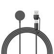 1m Hårdplast Och Mjukplast Apple Smartwatch Trådlös USB Type-C Laddningskabel
