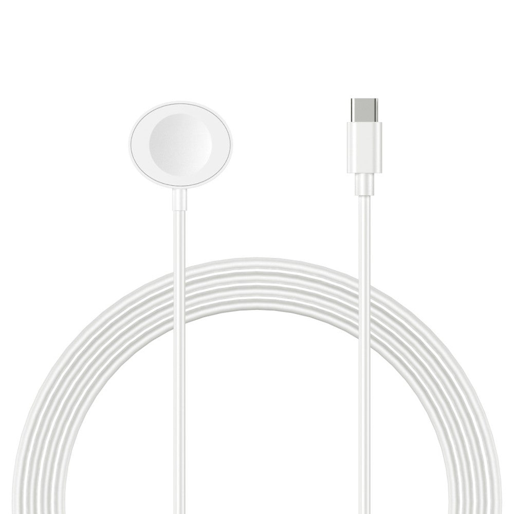 Apple Watch 1m Type-C Port Charging Cable Oval Wireless Charging Dock - White#serie_2