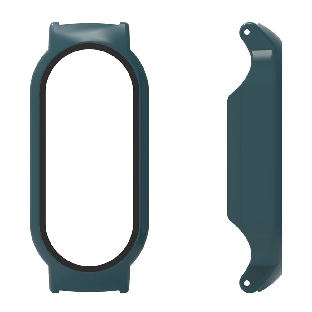 Godt Cover med Skærmbeskytter i Glas passer til Xiaomi Mi Band 7 - Grøn#serie_2