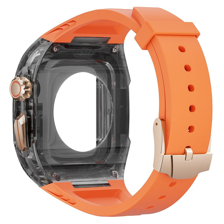 Super Tough Apple Smartwatch Silicone Universel Strap - Orange#serie_2