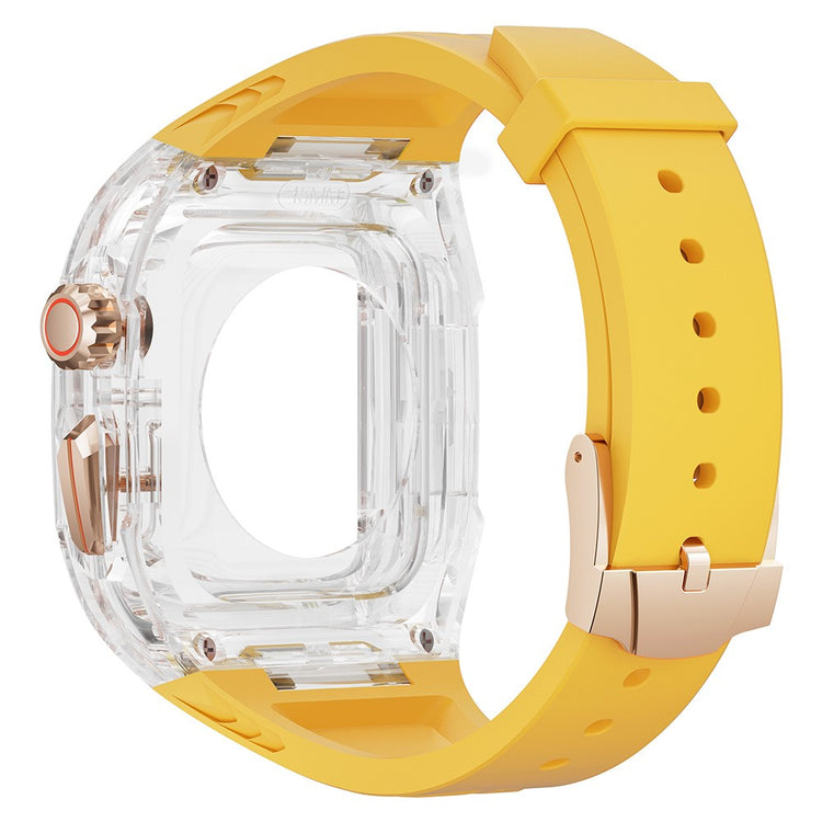 Super Tough Apple Smartwatch Silicone Universel Strap - Yellow#serie_5