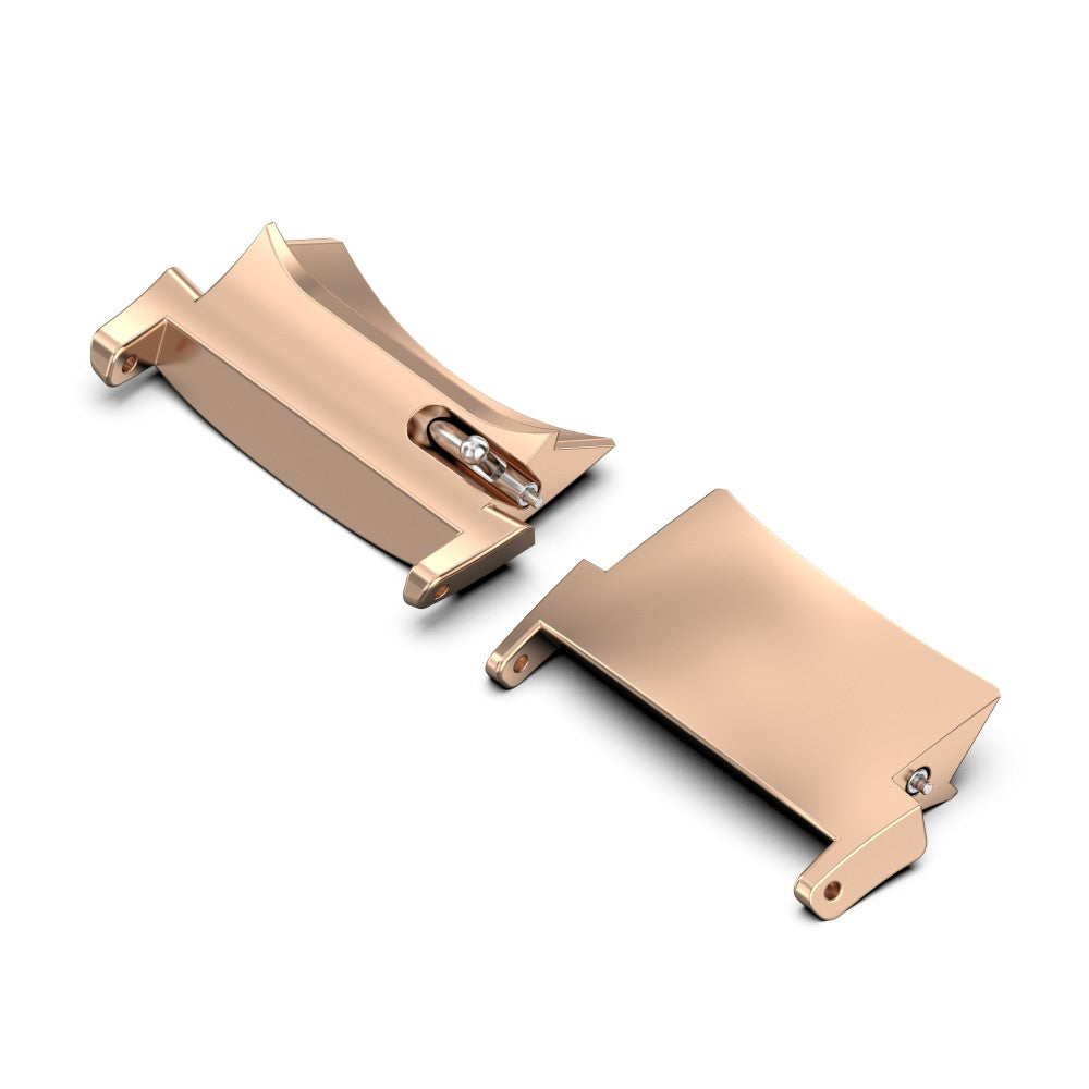 2-Pack Oppo Watch X / OnePlus Watch 2 Watchband Adapter 22mm Watch Strap Steel Connector - Gold - Pink#serie_2