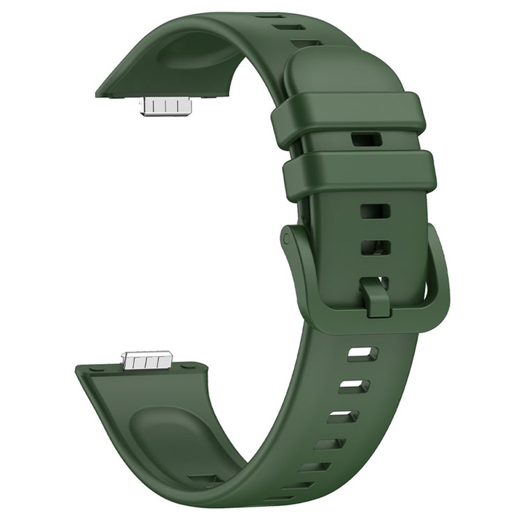 Huawei Watch Fit 3 Replacement Wrist bandsoft Silicone Watch Strap - Green#serie_14