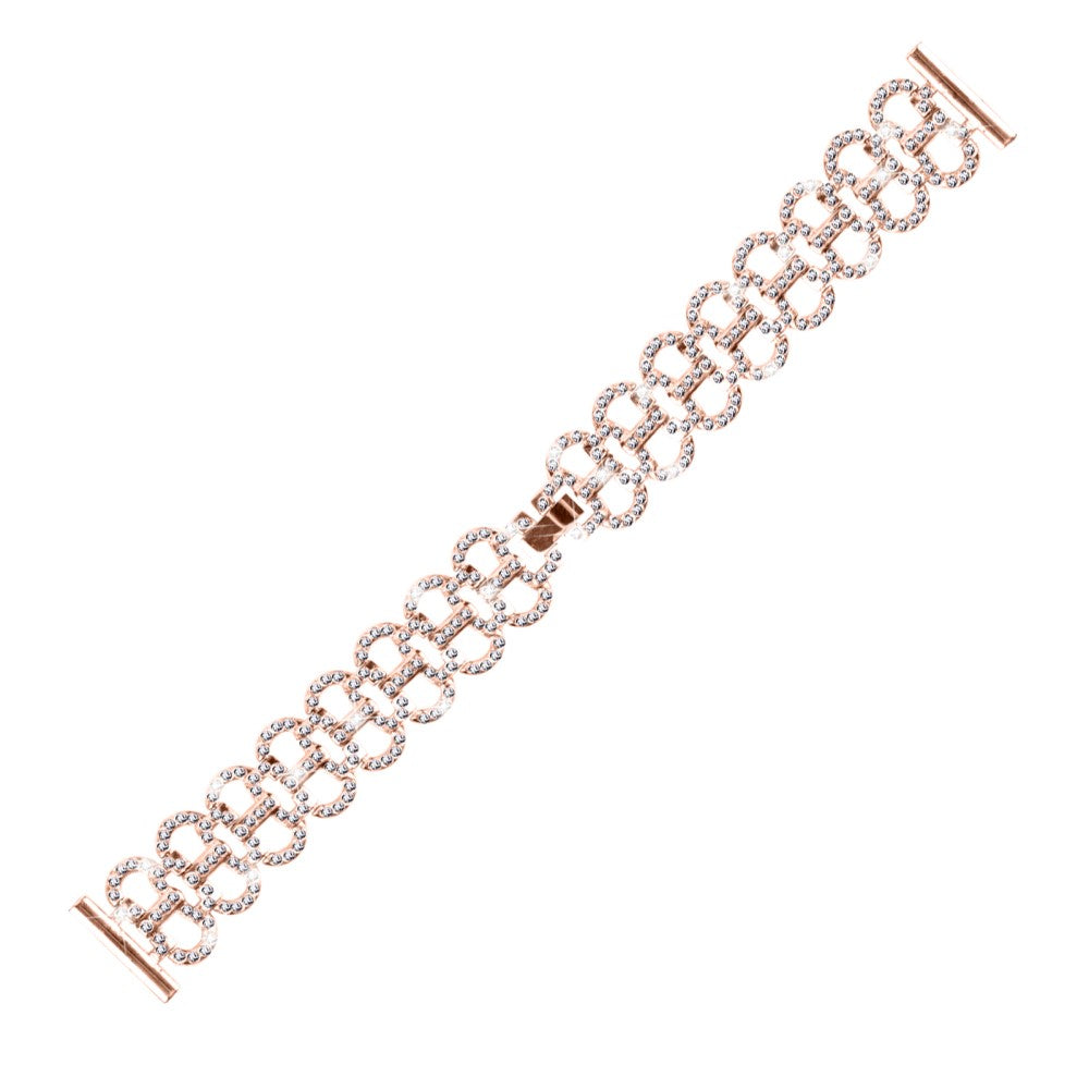 Verizon Gizmowatch 2 Rhinestones Decor Gourd Shape Watch band Alloy Strap - Rose Gold#serie_5