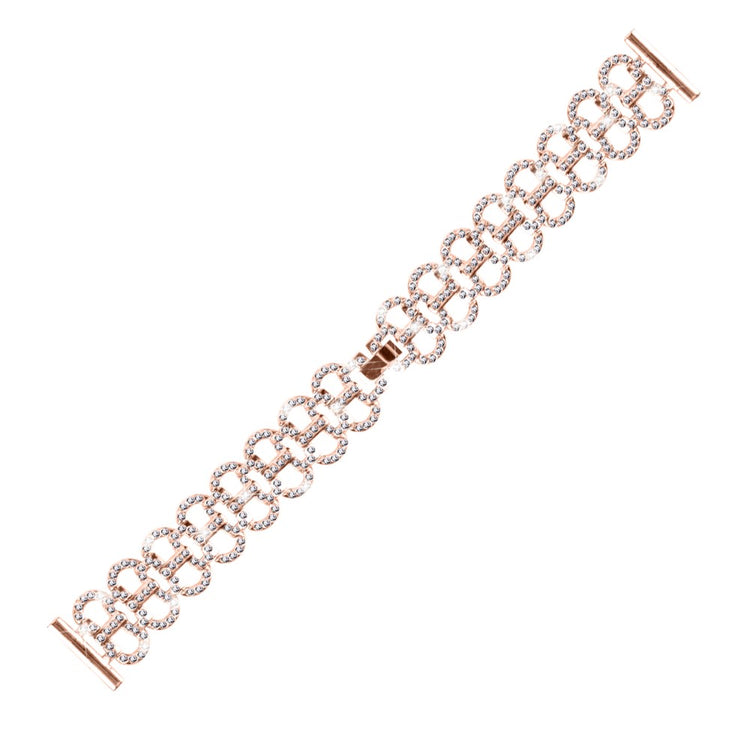 Misfit Vapor Alloy Replacement Strap Rhinestones Decor Gourd Design Smartwatch band  - Rose Gold#serie_5