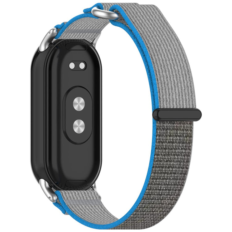 Xiaomi Smart Band 8 / Smart Band 8 NFC Watch Strap Breathable Nylon Sport Strap - Blue+Grey#serie_5