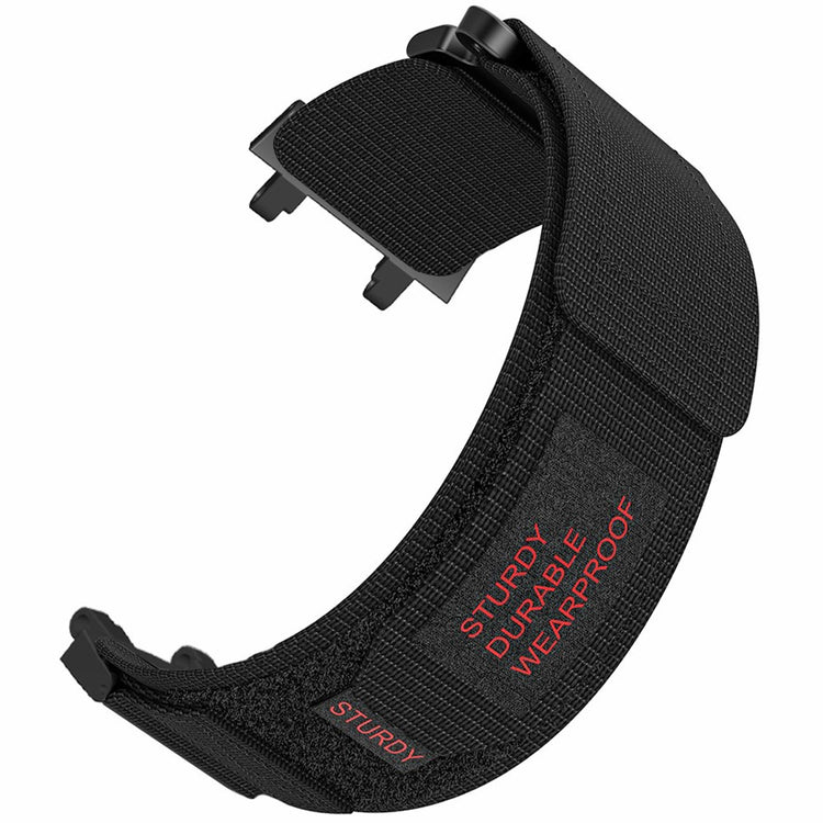 Huami Amazfit T-Rex 2 Replacement Strap Outdoor Magic Tape Nylon Watch Band - Black#serie_2