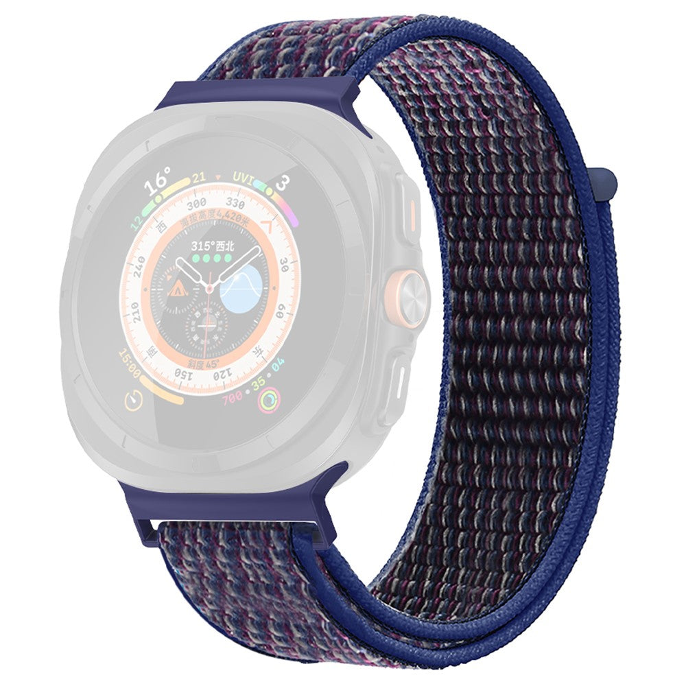 KALEBOL Samsung Galaxy Watch Ultra 47mm Adjustable Braided Nylon Band Replacement Wrist Strap - Indigo Blue#serie_4