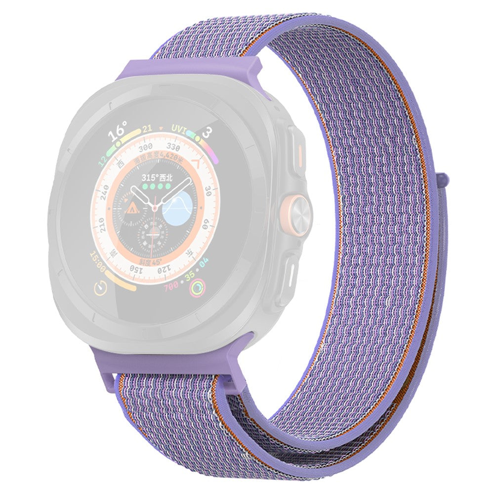 KALEBOL Samsung Galaxy Watch Ultra 47mm Adjustable Braided Nylon Band Replacement Wrist Strap - Purple#serie_17