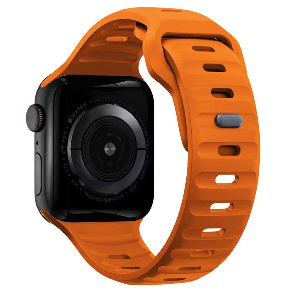 KALEBOL Apple Watch Series 49mm - 45mm - 44mm - 42mm Silicone Watch Band - Dark Orange#serie_1