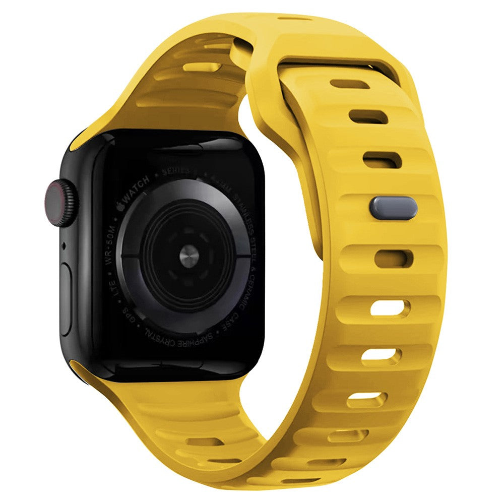 KALEBOL Apple Watch Series 49mm - 45mm - 44mm - 42mm Silicone Watch Band - Yellow#serie_8