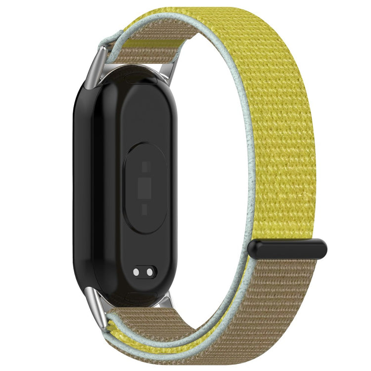 Xiaomi Mi Band 9 NFC / 9 / Smart Band 8 NFC / 8 Nylon Wrist Strap Bracelet Band with Magic Tape - Camel+Yellow#serie_9