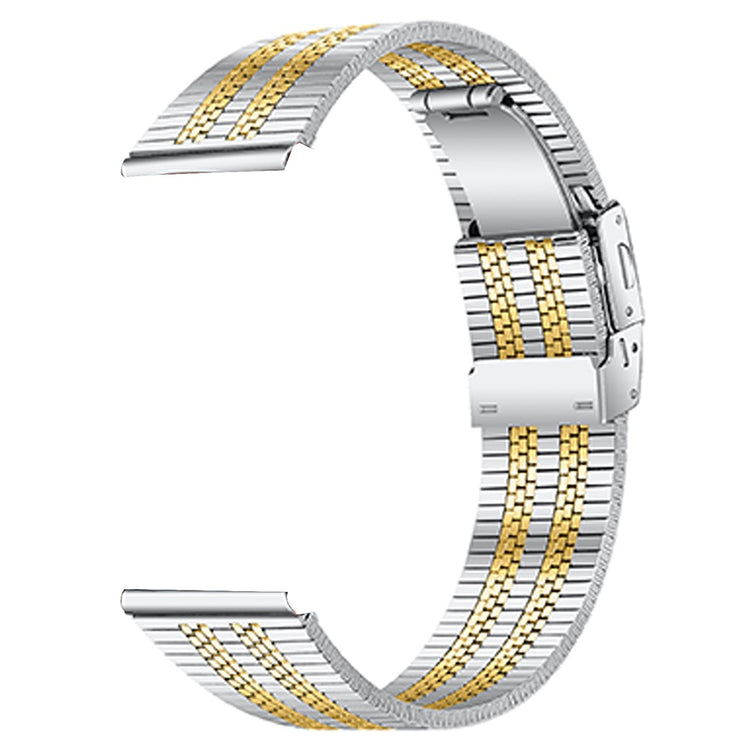 Huawei Watch GT 2e Watch Strap Stainless Steel Replacement Band - Silver / Gold#serie_2